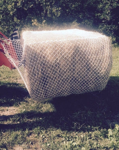 Large Square Bale Net 3'x3'x7'